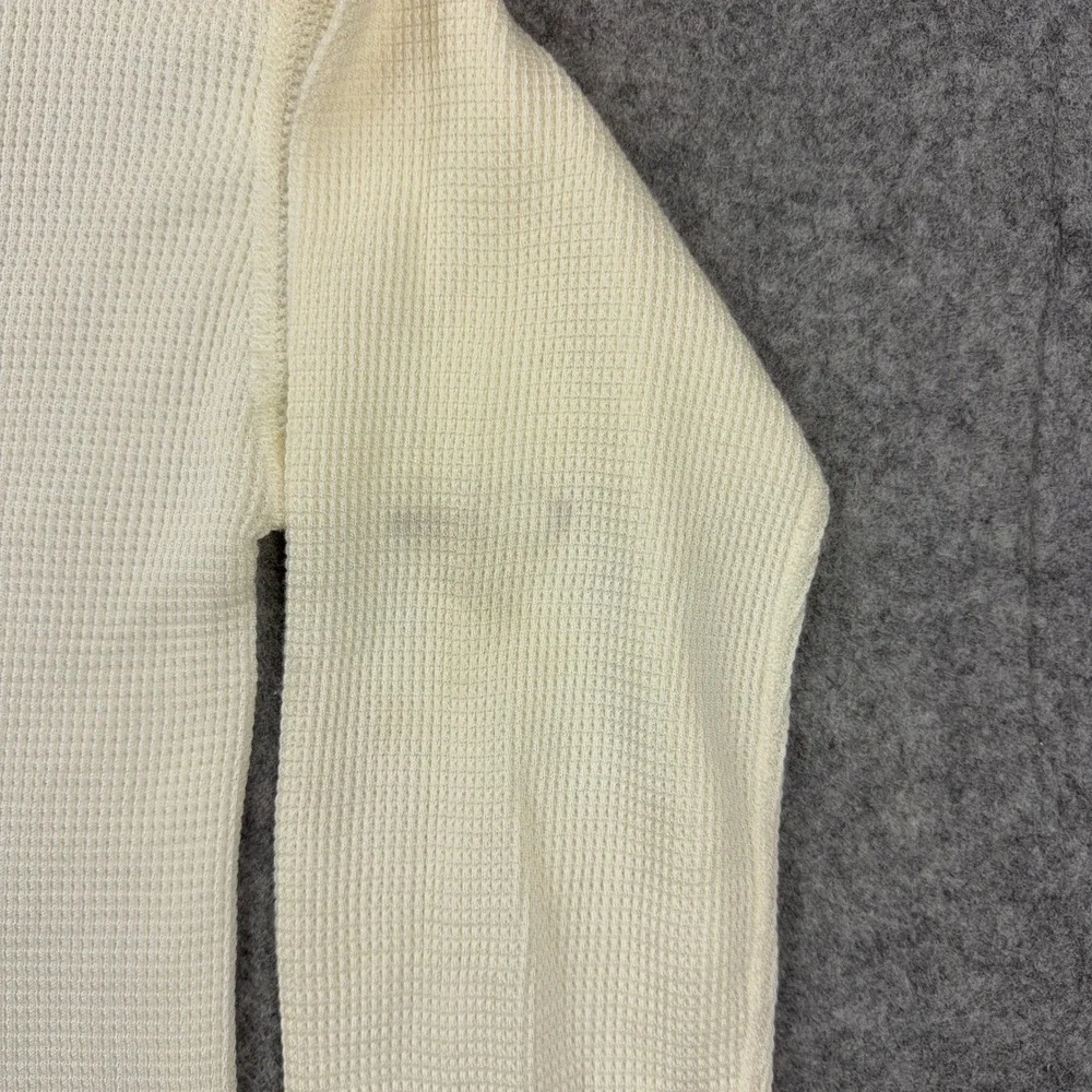 VTG CWU-44/P Undershirt Large Cream Aramid Flyer Anti Exposure Waffle Turtleneck